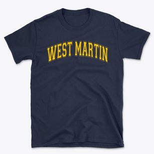 West Martin Elementary School Varsity Arch Basic T-Shirt