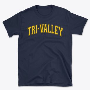 Tri-valley Middle School Varsity Arch Basic T-Shirt