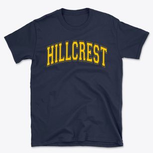Hillcrest Elementary School Varsity Arch Basic T-Shirt