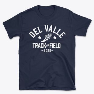 Del Valle High School Track and Field Basic T-Shirt