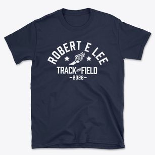 Robert E Lee Elementary School Track and Field Basic T-Shirt