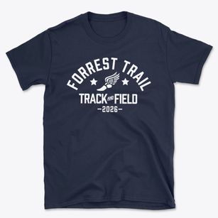 Forrest Trail Elementary School Track and Field Basic T-Shirt
