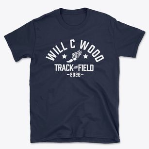 Will C Wood Middle School Track and Field Basic T-Shirt