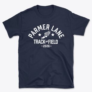 Parmer Lane Elementary School Track and Field Basic T-Shirt