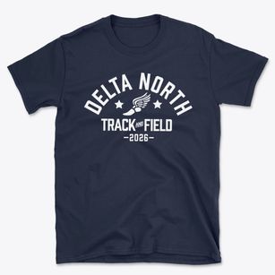 Delta North Elementary School Track and Field Basic T-Shirt