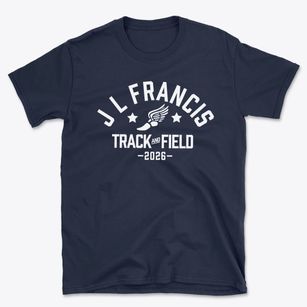 J L Francis Elementary School Track and Field Basic T-Shirt