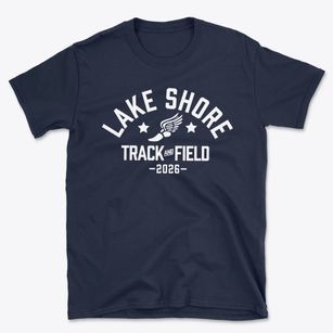 Lake Shore Elementary School Track and Field Basic T-Shirt