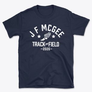 J F Mcgee Elementary School Track and Field Basic T-Shirt