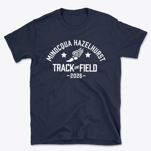 Minocqua Hazelhurst Lake Tomahawk Track and Field Basic T-Shirt