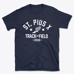 St Pius X Parish Track and Field Basic T-Shirt
