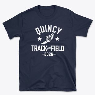 Quincy High School Track and Field Basic T-Shirt