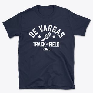 De Vargas Elementary School Track and Field Basic T-Shirt