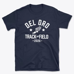 Del Oro High School Track and Field Basic T-Shirt