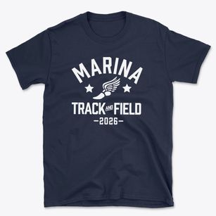 Marina Middle School Track and Field Basic T-Shirt