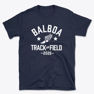 Balboa Elementary School Track and Field Basic T-Shirt