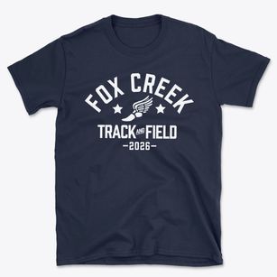 Fox Creek Elementary School Track and Field Basic T-Shirt