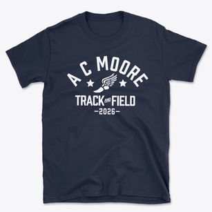 A C Moore Elementary School Track and Field Basic T-Shirt