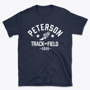 Peterson Elementary School Track and Field Basic T-Shirt