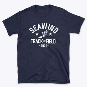 Seawind Elementary School Track and Field Basic T-Shirt