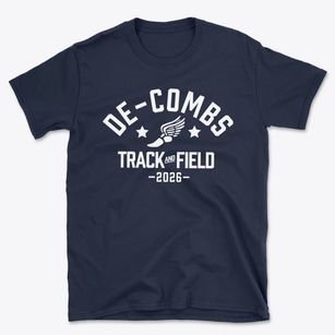 De-combs School Track and Field Basic T-Shirt