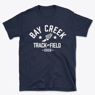 Bay Creek Middle School Track and Field Basic T-Shirt
