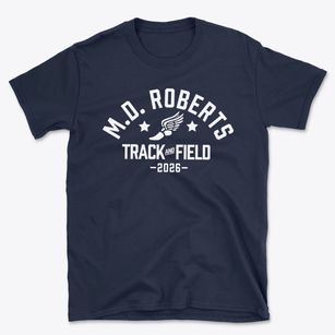 M.d. Roberts Middle School Track and Field Basic T-Shirt
