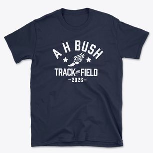 A H Bush Elementary School Track and Field Basic T-Shirt