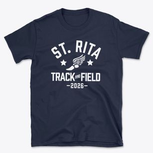 St. Rita Of Cascia High School Track and Field Basic T-Shirt