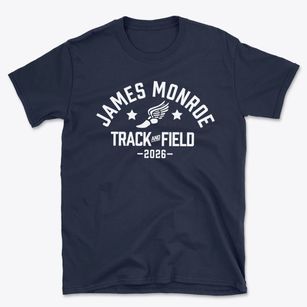 James Monroe Elementary School Track and Field Basic T-Shirt