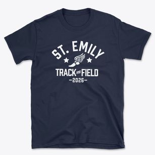 St. Emily Catholic School Track and Field Basic T-Shirt