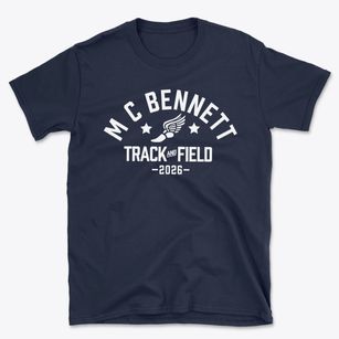 M C Bennett Holiness School Track and Field Basic T-Shirt