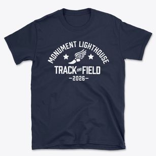 Monument Lighthouse Charter School Track and Field Basic T-Shirt