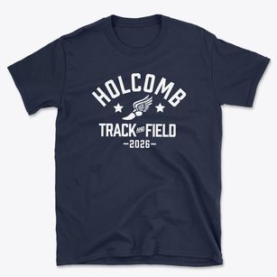 Holcomb Middle School Track and Field Basic T-Shirt