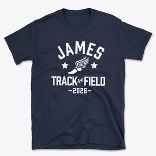 James Kendall Zahoris Elementary School Track and Field Basic T-Shirt