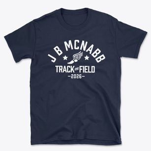 J B Mcnabb Middle School Track and Field Basic T-Shirt