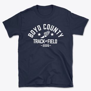Boyd County Middle School Track and Field Basic T-Shirt