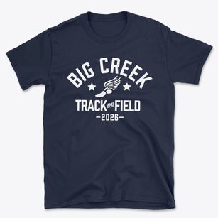 Big Creek Elementary School Track and Field Basic T-Shirt