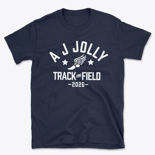 A J Jolly Elementary School Track and Field Basic T-Shirt