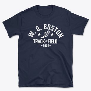 W. O Boston High School Track and Field Basic T-Shirt