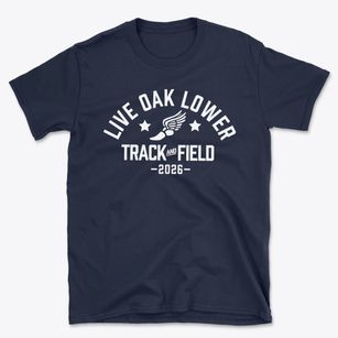 Live Oak Lower Elementary School Track and Field Basic T-Shirt