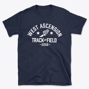 West Ascension Elementary School Track and Field Basic T-Shirt