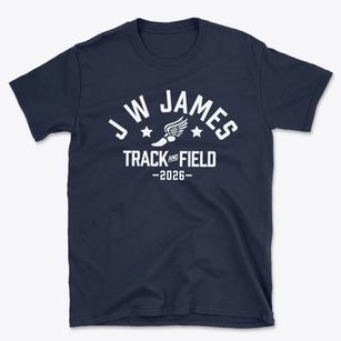 J W James Elementary School Track and Field Basic T-Shirt