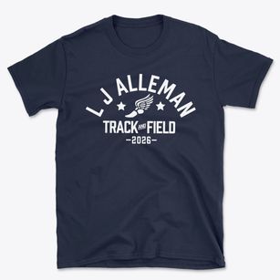 L J Alleman Middle School Track and Field Basic T-Shirt