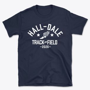 Hall-dale High School Track and Field Basic T-Shirt