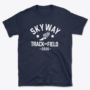 Skyway Middle School Track and Field Basic T-Shirt