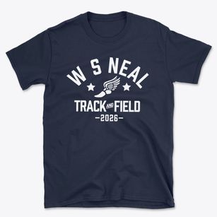 W S Neal Middle School Track and Field Basic T-Shirt