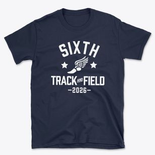 Sixth Grade Center Track and Field Basic T-Shirt