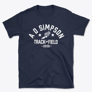 A D Simpson School Track and Field Basic T-Shirt