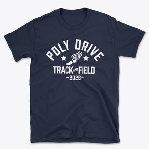 Poly Drive Elementary School Track and Field Basic T-Shirt