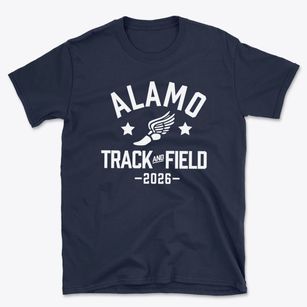 Alamo Elementary School Track and Field Basic T-Shirt
